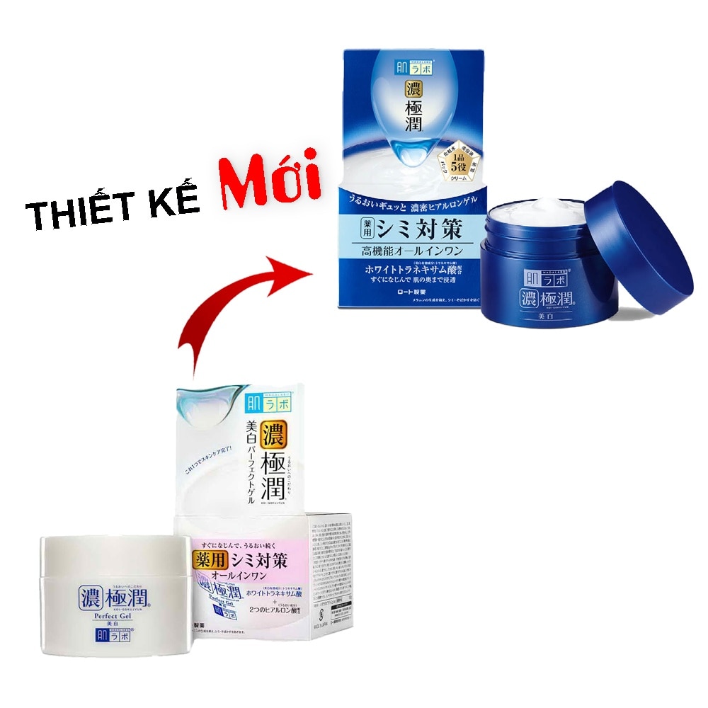 Gel Hada Labo Koi Gokujyun Whitening Perfect Dưỡng Trắng Và Cấp Ẩm Cho Da 100g