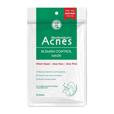 ACNES Blemish Control Mask 3 Sheets 65ml