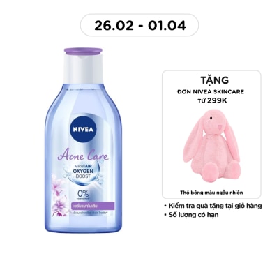 NIVEA - Nước Tẩy Trang Nivea Acne Care Chăm Sóc Da Mụn Dành Cho Da Mụn, Dễ Nổi Mụn 400ml