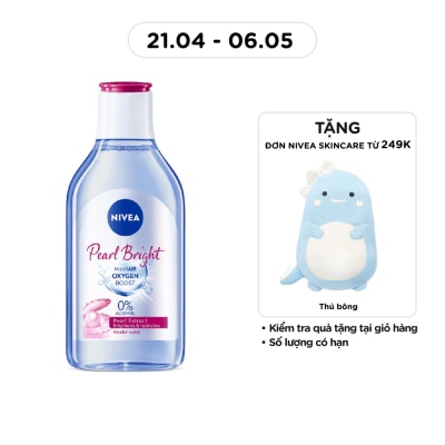 NIVEA - Nước Tẩy Trang Nivea Pearl White Tính Chất Ngọc Trai Sáng Da Dành Cho Da Thường Và Khô 400ml