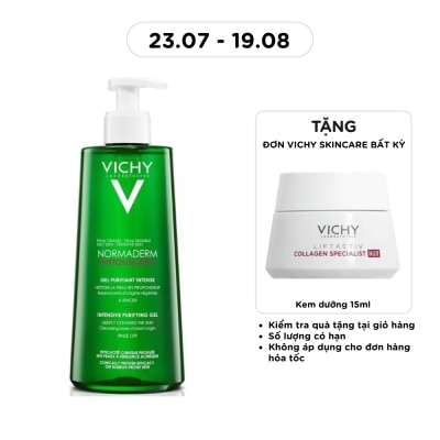 VICHY - Gel Rửa Mặt Vichy Normaderm Phytosolution Làm Sạch Sâu Và Giảm Bã Nhờn 400ml image
