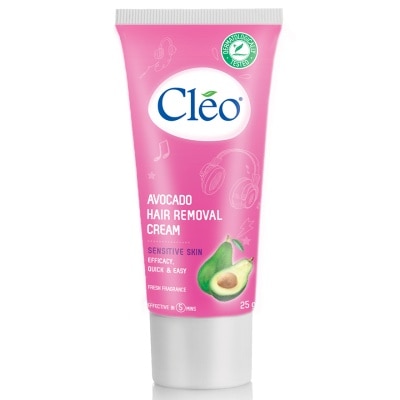 CLÉO Kem Tẩy Lông Cléo Avocado Efficacy Quick & Easy Sensitive Skin Chiết Xuất Bơ Cho Da Nhạy Cảm 25g