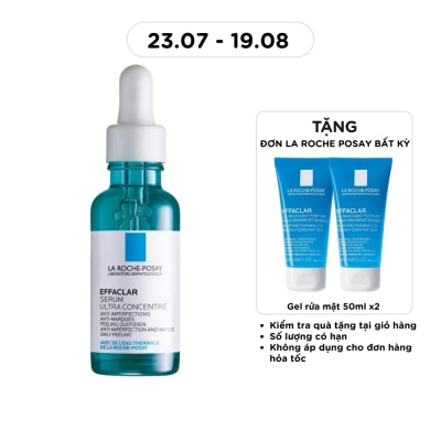 LA ROCHE POSAY - Dưỡng Chất La Roche Posay Effaclar Serum 3 Tác Động Giảm Mụn, Thâm Sau Mụn Và Lỗ Chân Lông To 30ml image