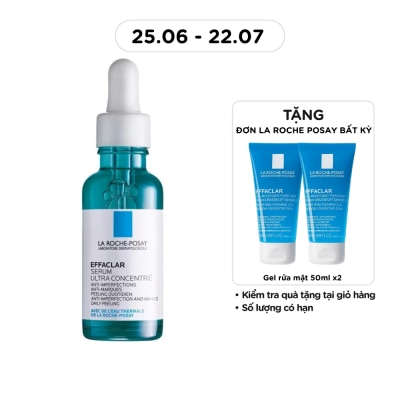 LA ROCHE POSAY - Dưỡng Chất La Roche Posay Effaclar Serum 3 Tác Động Giảm Mụn, Thâm Sau Mụn Và Lỗ Chân Lông To 30ml