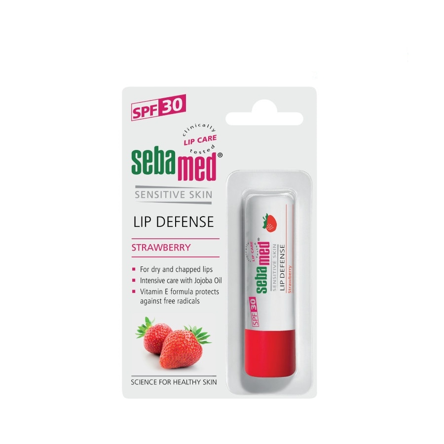 Son Dưỡng Sebamed Lip Defense Bảo Vệ Môi Hương Dâu SPF 30 4.8g