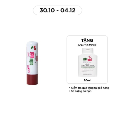 SEBAMED Son Dưỡng Sebamed Lip Defense Bảo Vệ Môi Hương Cherry SPF 30 4.8g