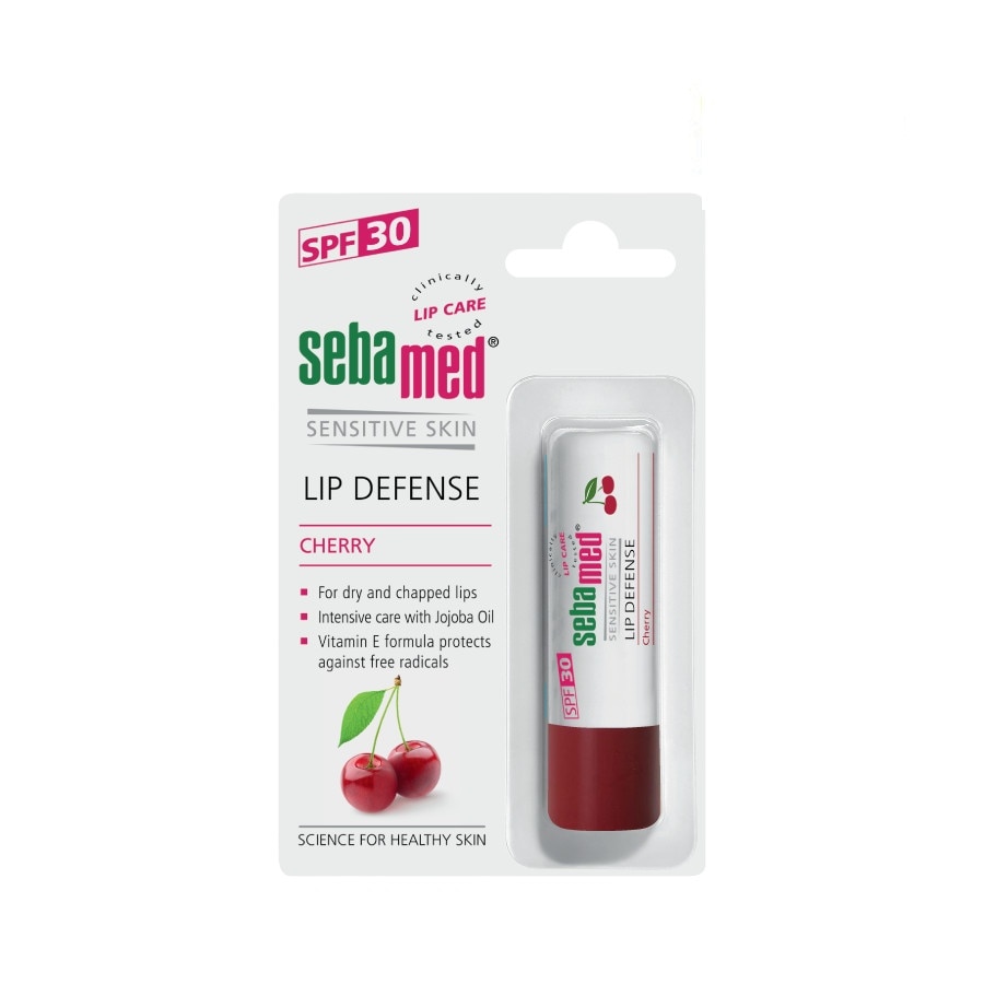 Son Dưỡng Sebamed Lip Defense Bảo Vệ Môi Hương Cherry SPF 30 4.8g