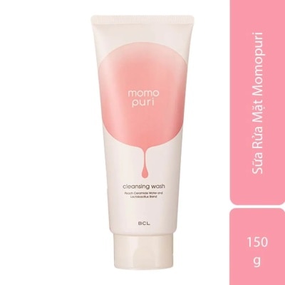 MOMOPURI Sữa Rửa Mặt Tẩy Trang Momopuri Peach Moist Cleansing Wash Hương Đào 150g