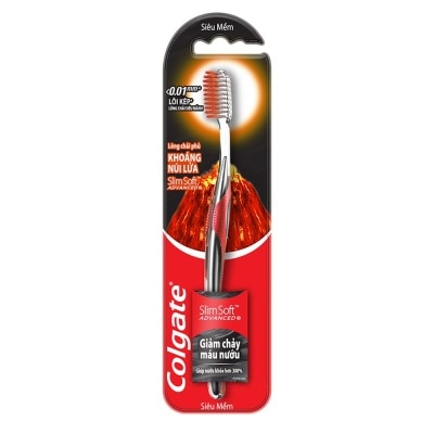 COLGATE Toothbrush Slim Soft Advanced Volcanic Minerals
