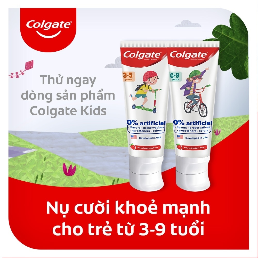 Toothpaste Kid 6-9 Years Old Natural Strawberry Mint Flavor 80g