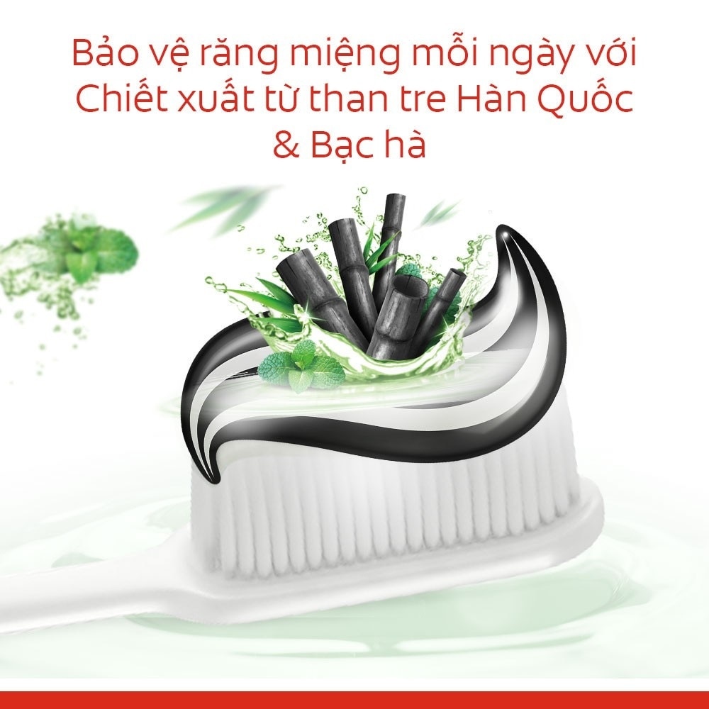 Kem Đánh Răng Colgate Bamboo Charcoal Pure Clean Than Tre Hoạt Tính Sạch Thuần Khiết 180g