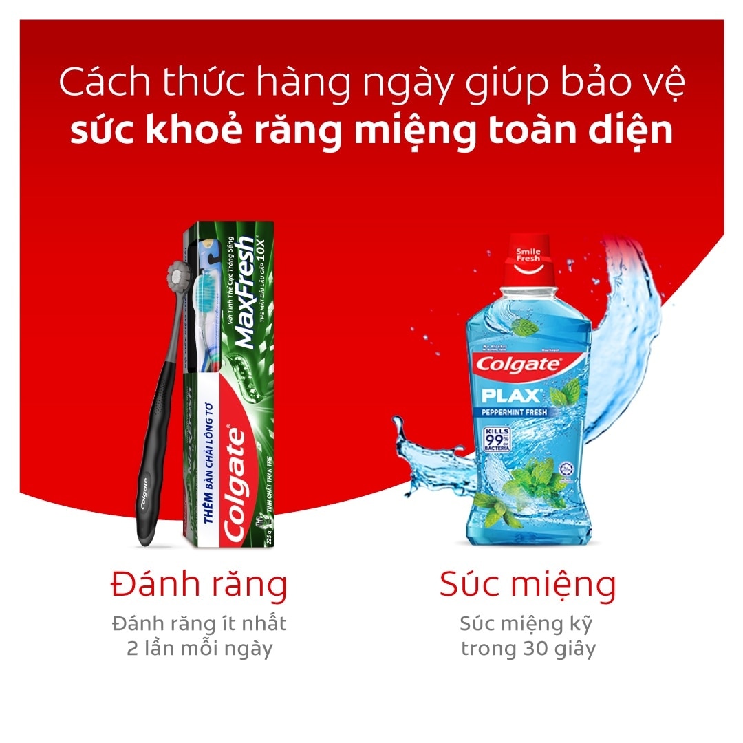 Kem Đánh Răng Colgate Max Fresh Tinh Chất Than Tre Tinh Thể Trắng Sáng 225g + Bàn Chải Lông Tơ