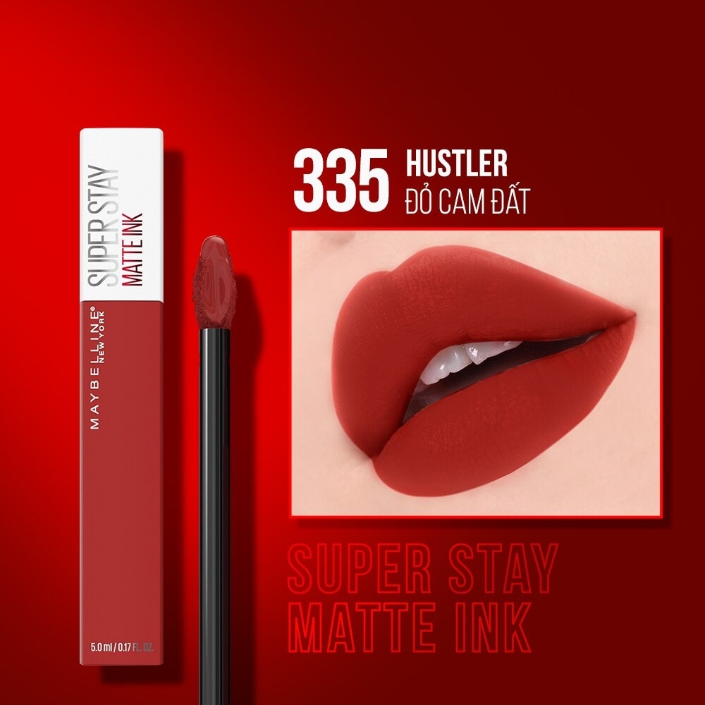 Son Kem Lì Maybelline Superstay Matte Ink 5ml .#335 Hustler