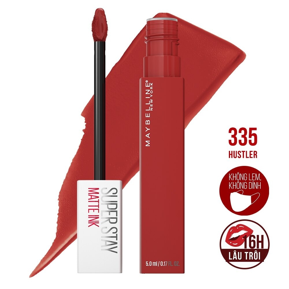 Son Kem Lì Maybelline Superstay Matte Ink 5ml .#335 Hustler