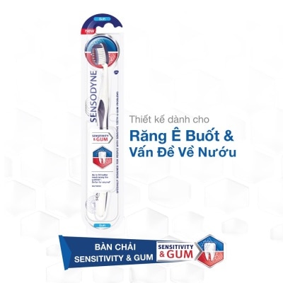 SENSODYNE Bàn Chải Đánh Răng Sensodyne Sensitivity & Gum Soft Lông Tơ Mềm Mại 1 Cây