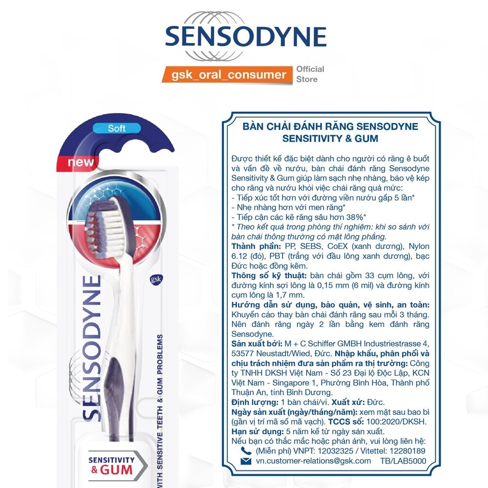 Toothbrush Sensitivity & Gum Soft 1 Pcs