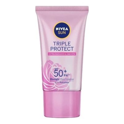 NIVEA Kem Chống Nắng Nivea Hokkaido Rose Extra Radiance And Smooth Dưỡng Sáng Mịn Da SPF50+ PA+++ 40ml