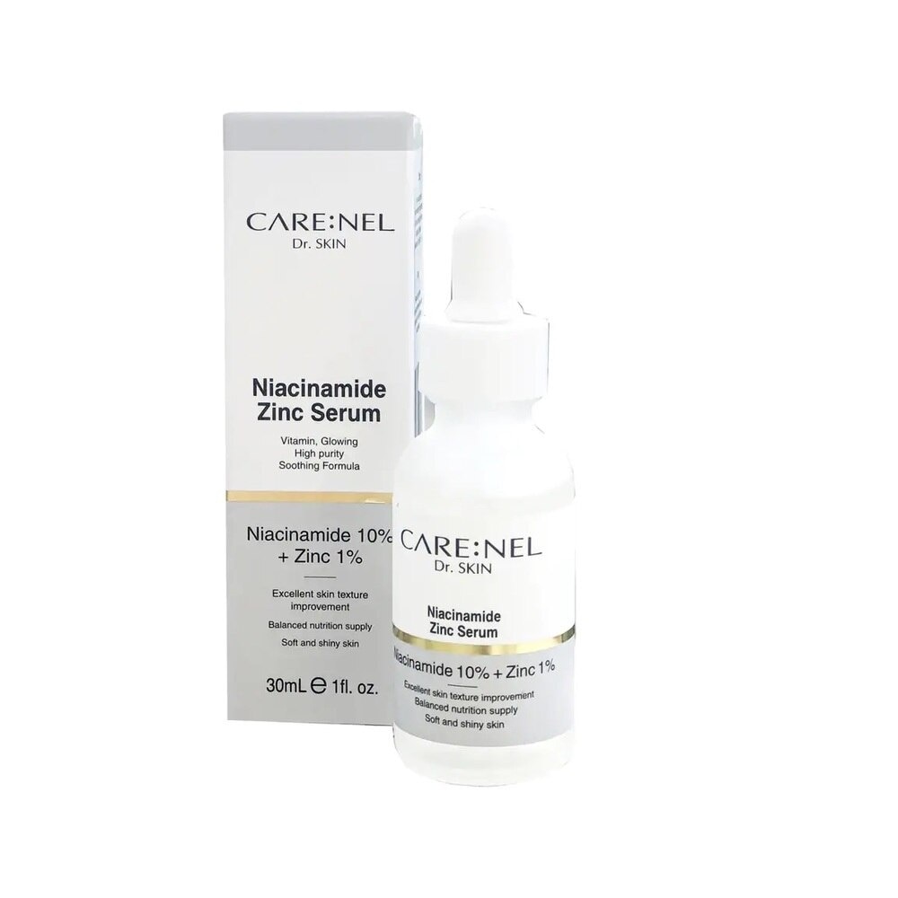 Serum Care:Nel Niacinamide Zinc Cải Thiện Thâm Nám, Tàn Nhang & Trắng Sáng Da 30ml