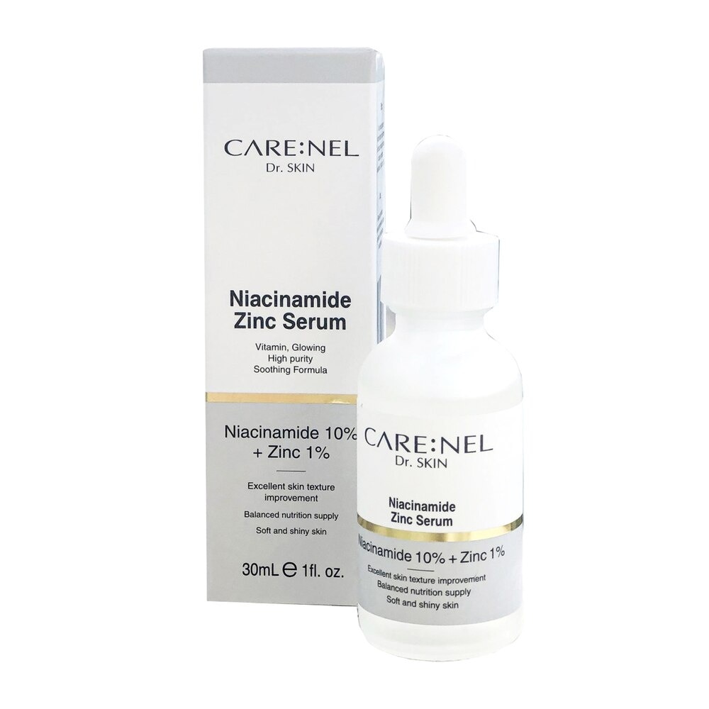 Serum Care:Nel Niacinamide Zinc Cải Thiện Thâm Nám, Tàn Nhang & Trắng Sáng Da 30ml