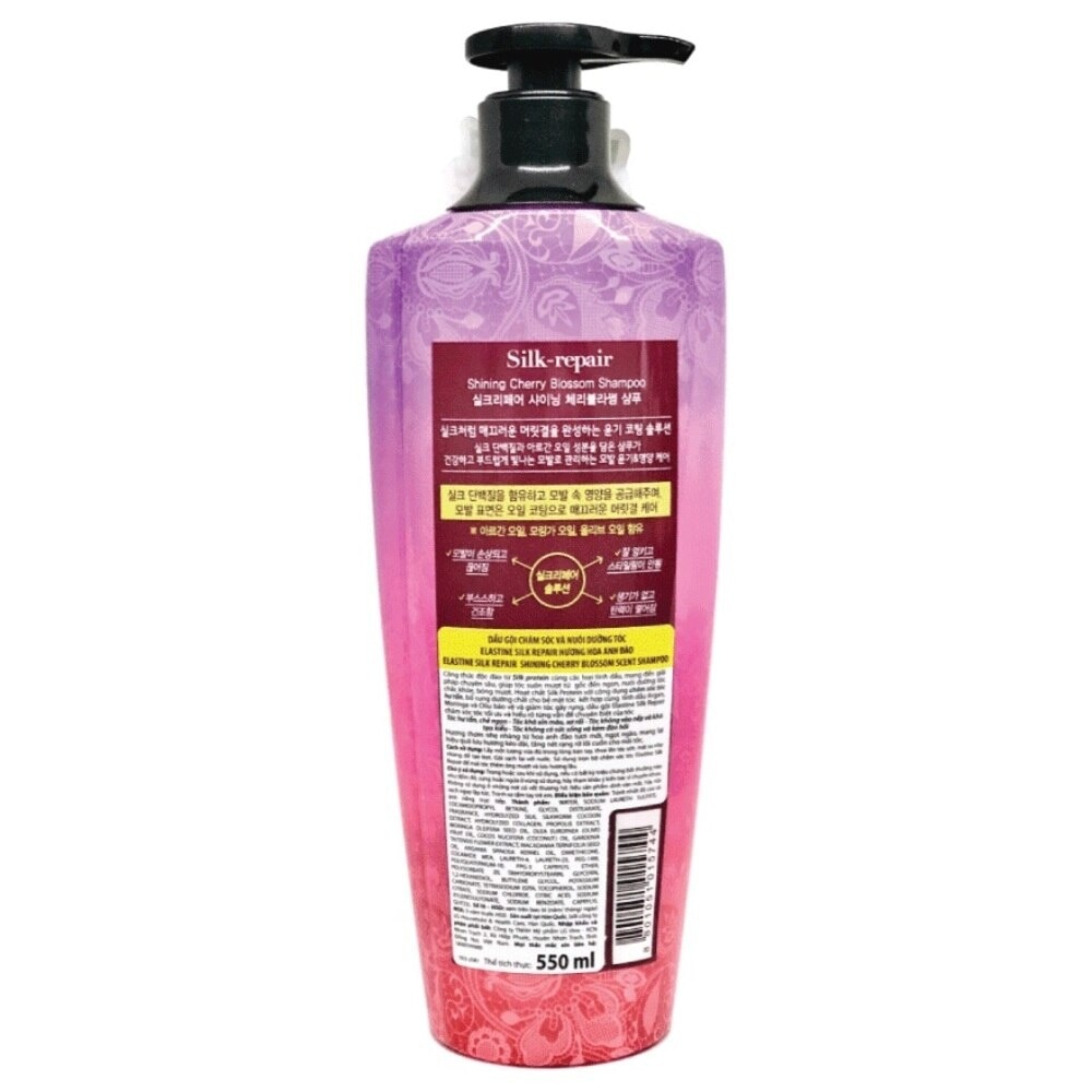 Silk Repair Shining Cherry Blossom Shampoo 550ml