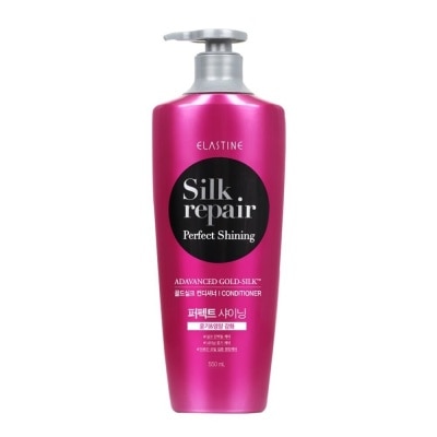 ELASTINE Kem Xả Elastine Silk Repair Perfect Shining Gold Silk Chăm Sóc & Nuôi Dưỡng Tóc 550ml