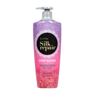 ELASTINE Kem Xả Elastine Silk Repair Cherry Blossom Chăm Sóc & Nuôi Dưỡng Tóc Hương Hoa Anh Đào 550ml