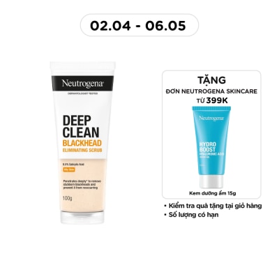 NEUTROGENA - Sữa Rửa Mặt Neutrogena Blackhead Eliminating Daily Scrub Giảm Và Ngăn Ngừa Mụn Đầu Đen 100g