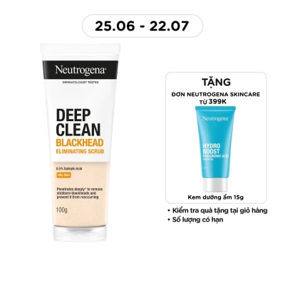 NEUTROGENA - Sữa Rửa Mặt Neutrogena Blackhead Eliminating Daily Scrub Giảm Và Ngăn Ngừa Mụn Đầu Đen 100g