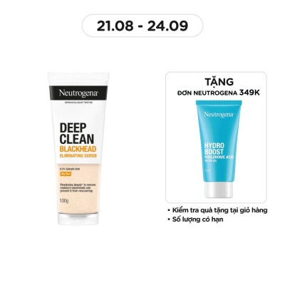 NEUTROGENA Sữa Rửa Mặt Neutrogena Blackhead Eliminating Daily Scrub Giảm Và Ngăn Ngừa Mụn Đầu Đen 100g
