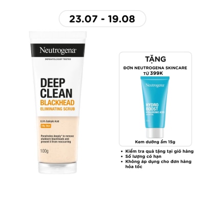NEUTROGENA - Sữa Rửa Mặt Neutrogena Blackhead Eliminating Daily Scrub Giảm Và Ngăn Ngừa Mụn Đầu Đen 100g image