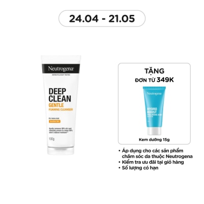 NEUTROGENA Foaming Cleanser Deep Clean 100g