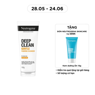 NEUTROGENA - Sữa Rửa Mặt Neutrogena Deep Clean Làm Sạch Sâu Kiểm Soát Nhờn 100g