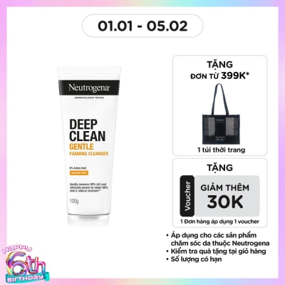 NEUTROGENA Foaming Cleanser Deep Clean 100g