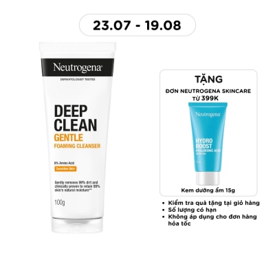 NEUTROGENA - Sữa Rửa Mặt Neutrogena Deep Clean Làm Sạch Sâu Kiểm Soát Nhờn 100g image