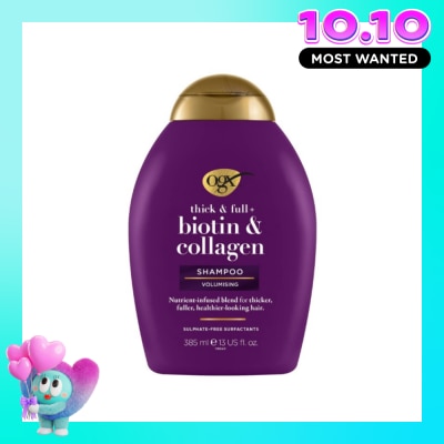 OGX Shampoo Thick And Full + Biotin And Collagen 385ml image