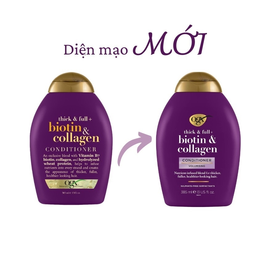 Conditioner Thick & Full + Biotin & Collagen 385ml