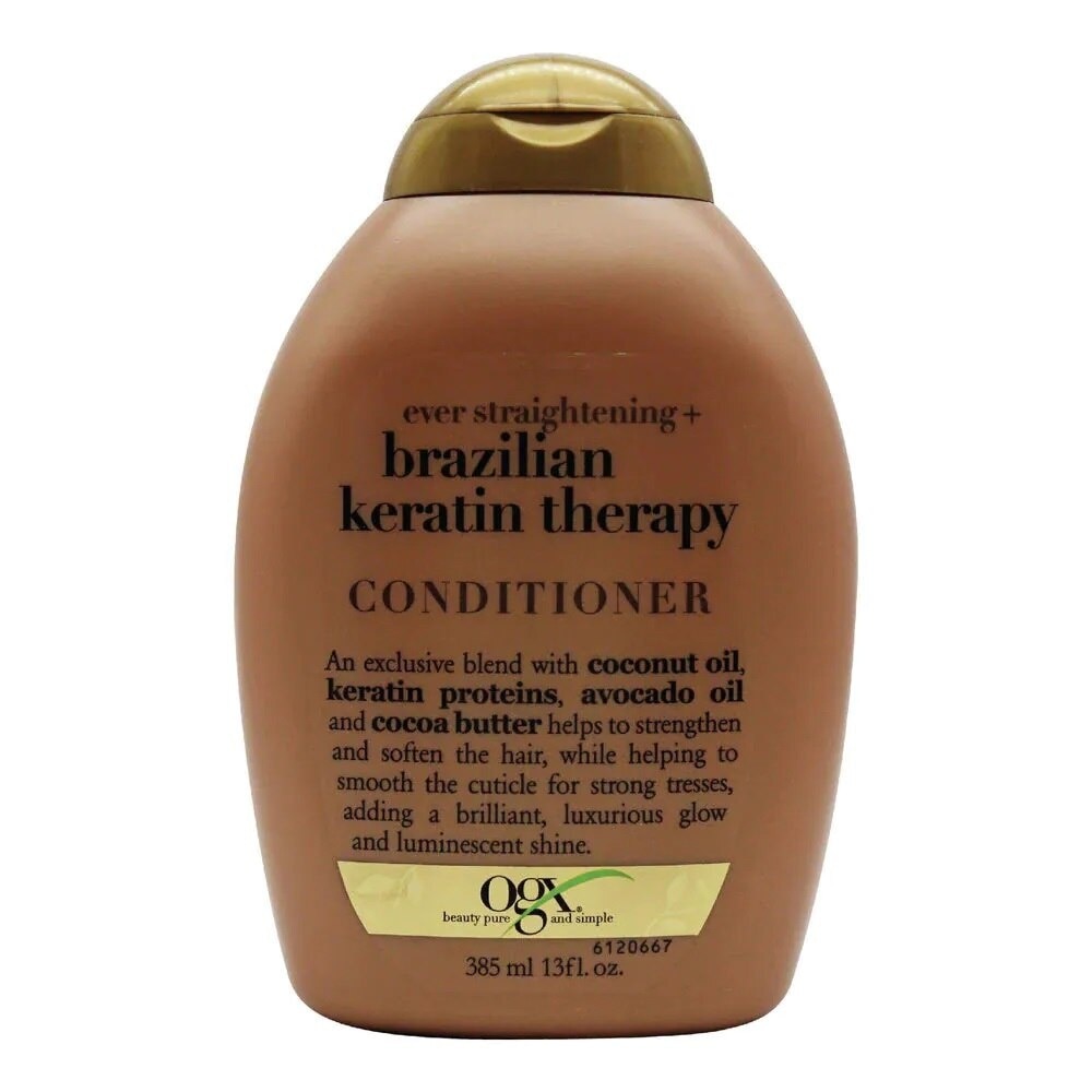 Dầu Xả OGX Ever Straightening + Keratin Therapy Thẳng Mượt 385ml