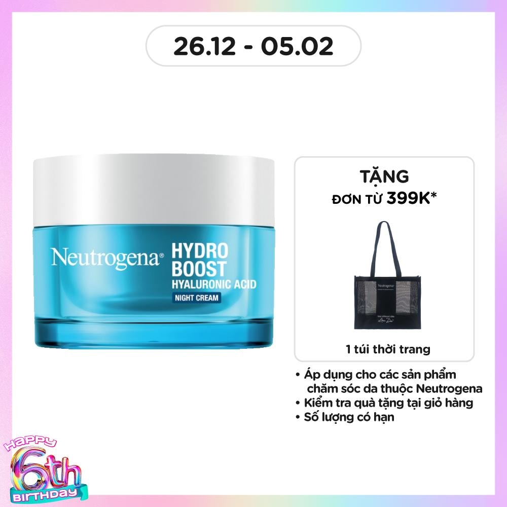 Mặt Nạ Ngủ Neutrogena 3D Hydro Boost Overnight Cấp Ẩm 50g