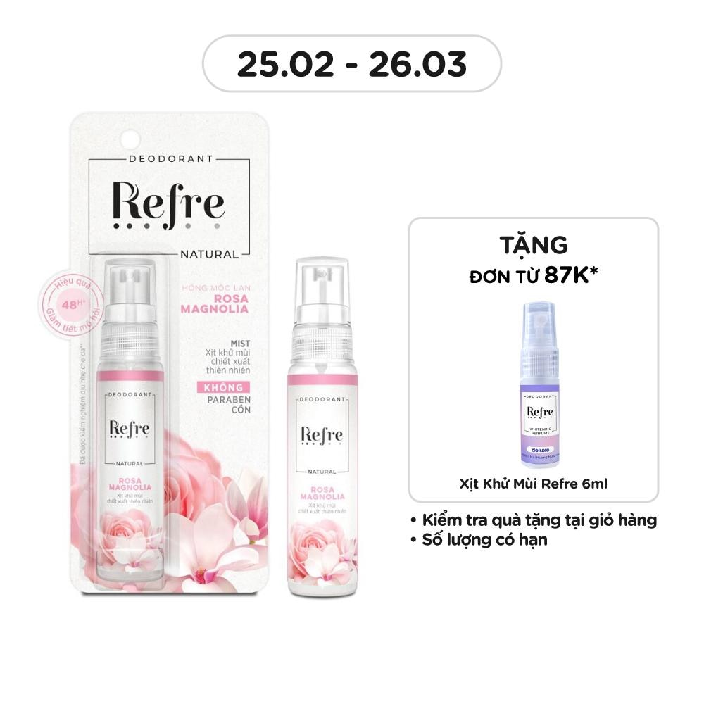 Natural Rosa Magnolia Mist Deodorant 30ml