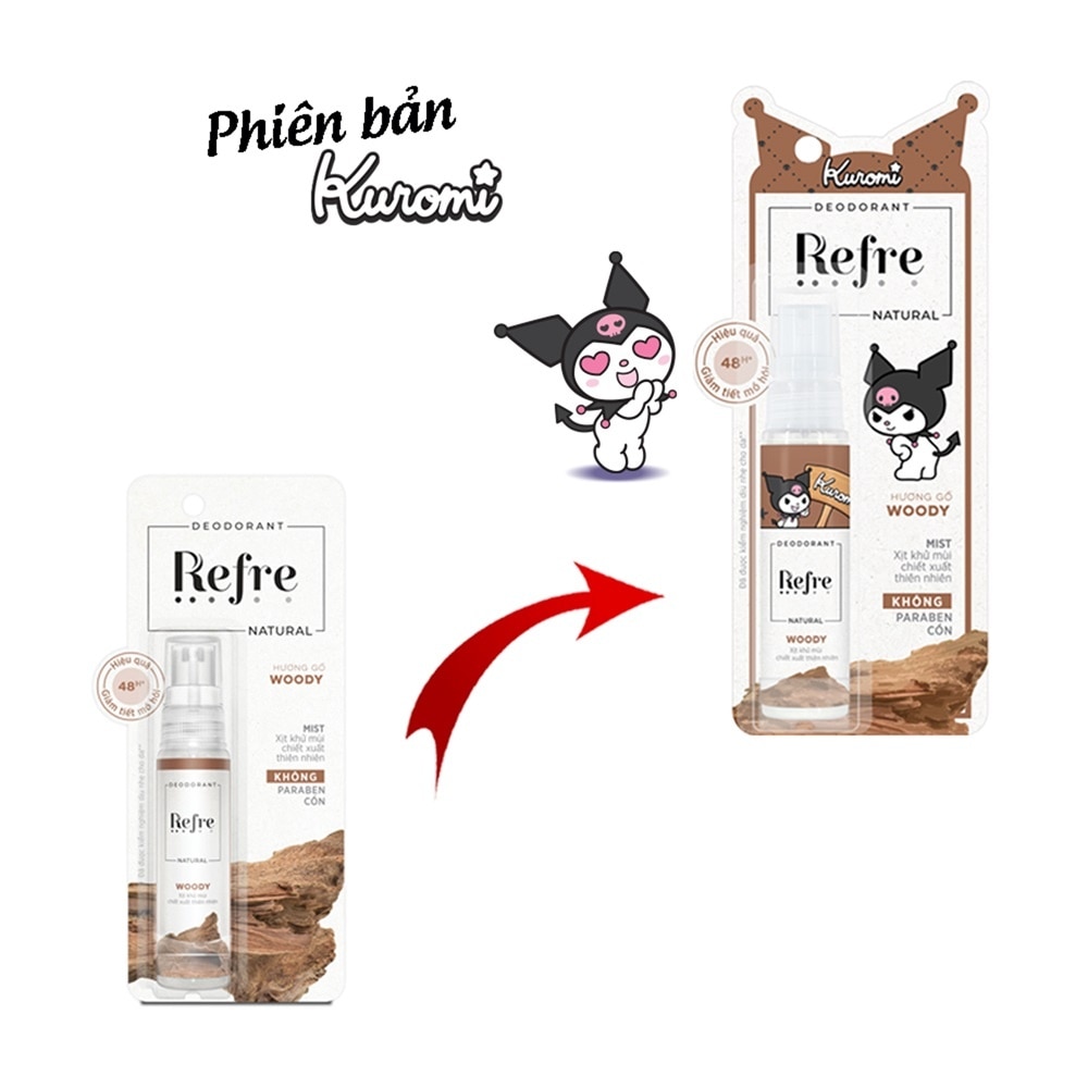 Natural Woody Mist Deodorant 30ml