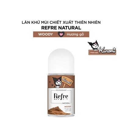 REFRE Natural Woody Roll-On Deodorant 40ml