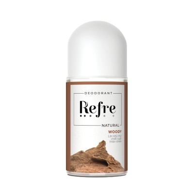 REFRE Natural Woody Roll On Deodorant 40ml image