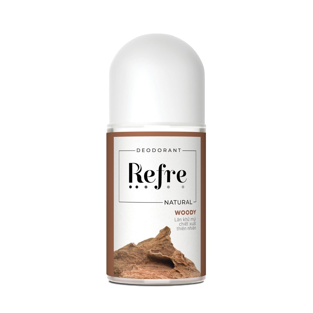 Lăn Khử Mùi Refre Natural Chiết Xuất Thiên Nhiên Hương Gỗ Woody 40ml image