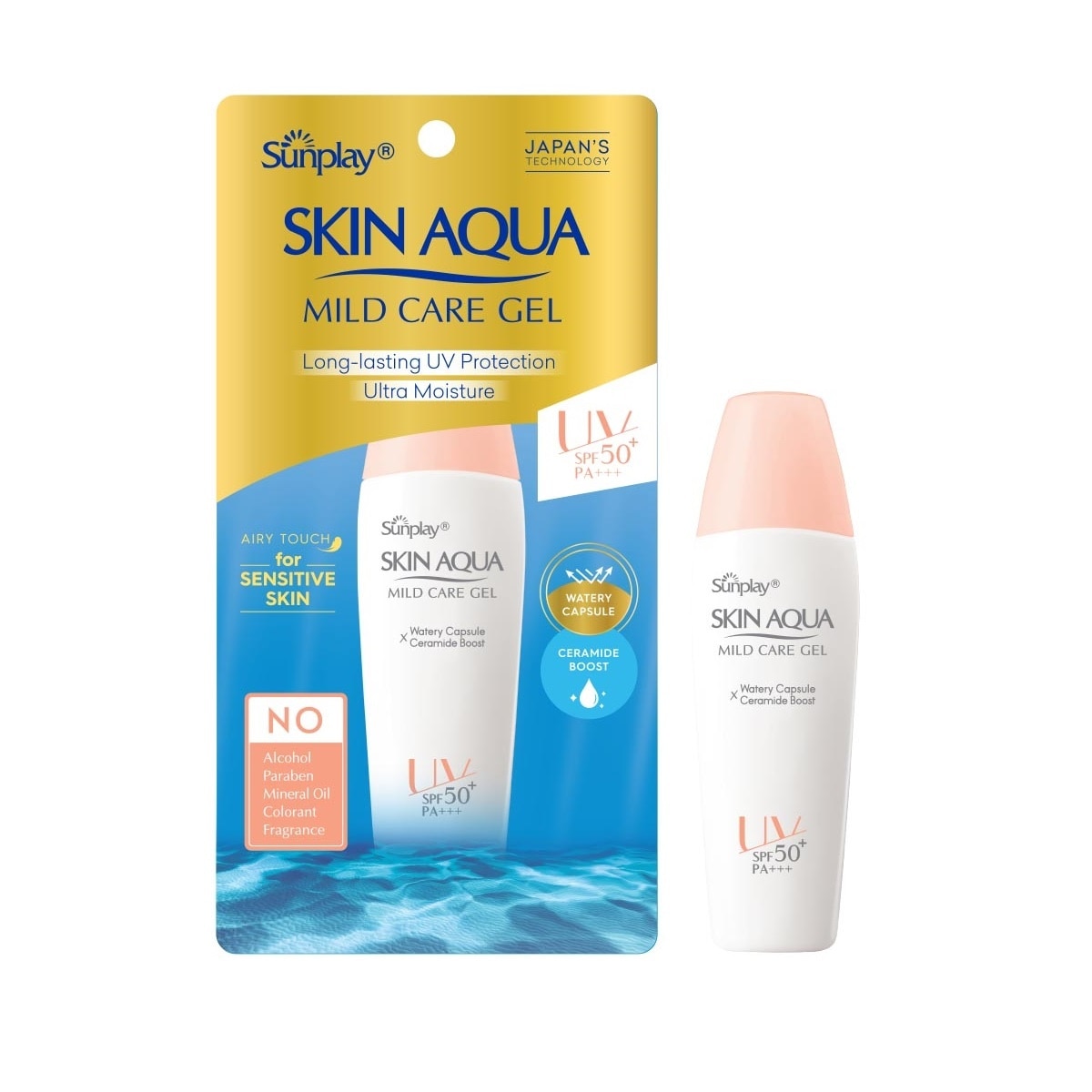 Gel Chống Nắng Sunplay Skin Aqua Mild Care Gel Cho Da Nhạy Cảm SPF50+ PA+++ 25g