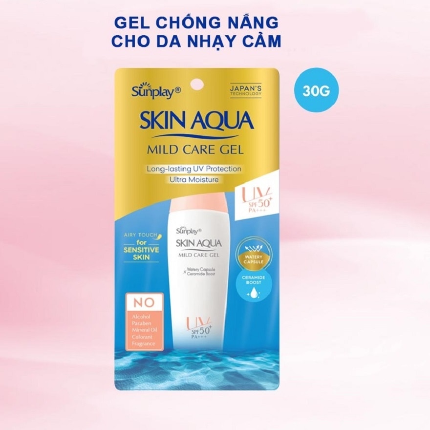 Gel Chống Nắng Sunplay Skin Aqua Mild Care Gel Cho Da Nhạy Cảm SPF50+ PA+++ 25g