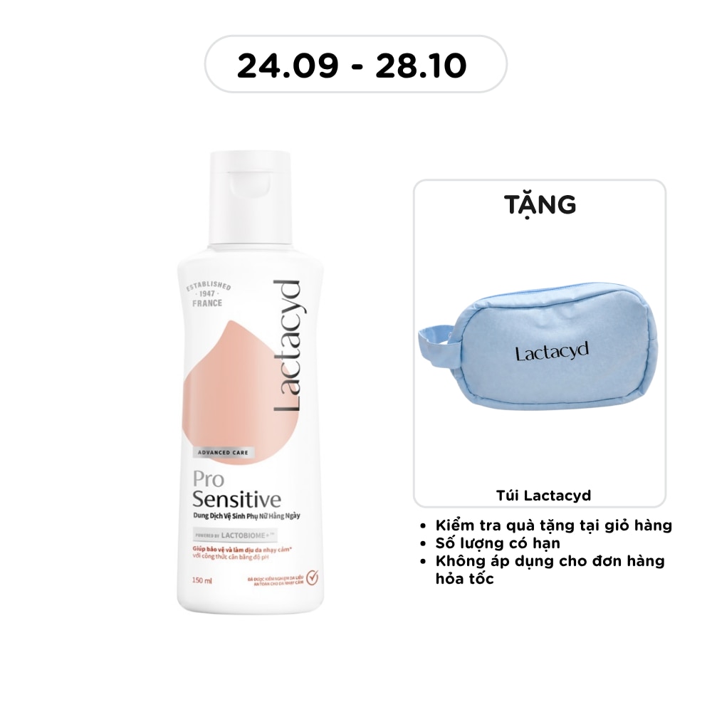 Dung Dịch Vệ Sinh Phụ Nữ Lactacyd Pro Sensitive 150ml image