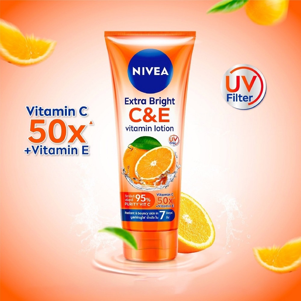 Sữa Dưỡng Thể Nivea Extra White C&E Vitamin Lotion Dưỡng Trắng & Tăng Đàn Hồi Da 180ml