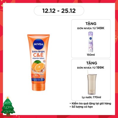 NIVEA Sữa Dưỡng Thể Nivea Extra White C&E Vitamin Lotion Dưỡng Trắng & Tăng Đàn Hồi Da 180ml