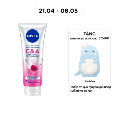 NIVEA - Tinh Chất Dưỡng Thể Nivea Vitamin Body Serum Extra Bright C & A 170ml
