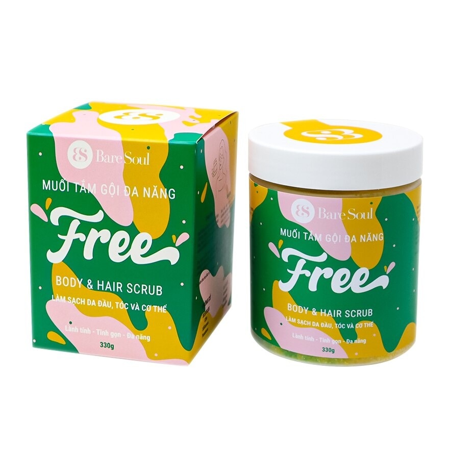 Free Body & Hair Scrub 330g